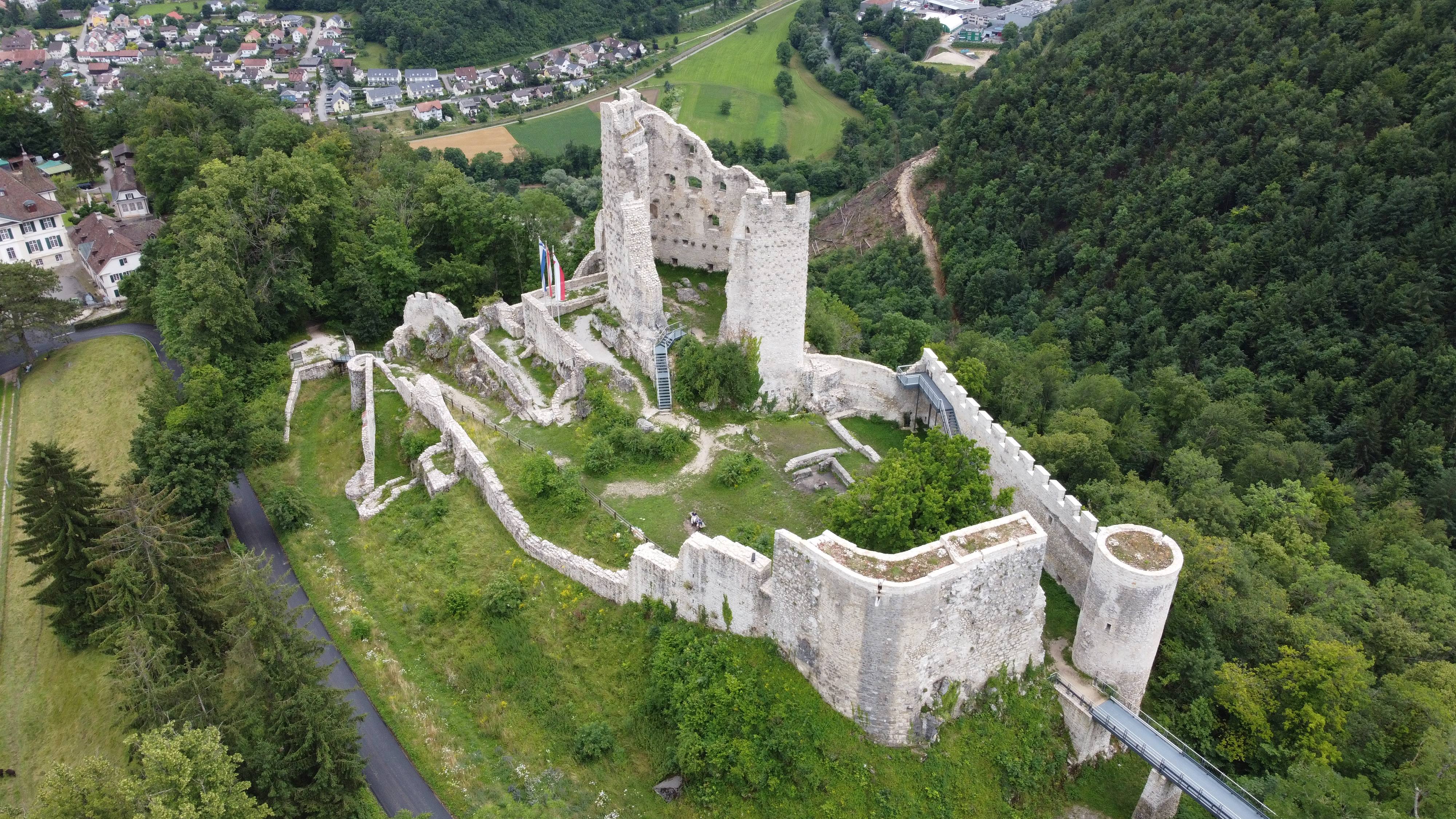 landscape from drone